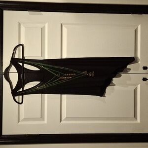 Express High-Low Black and Gold Tank